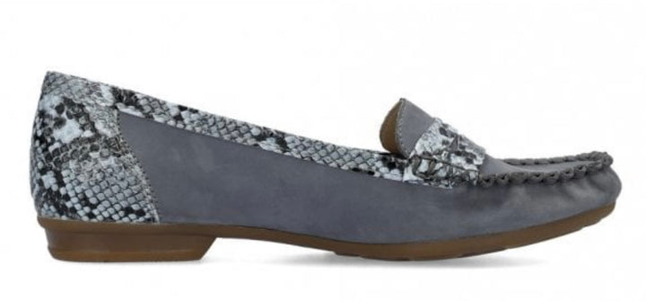 BLUE & SNAKESKIN LOAFER