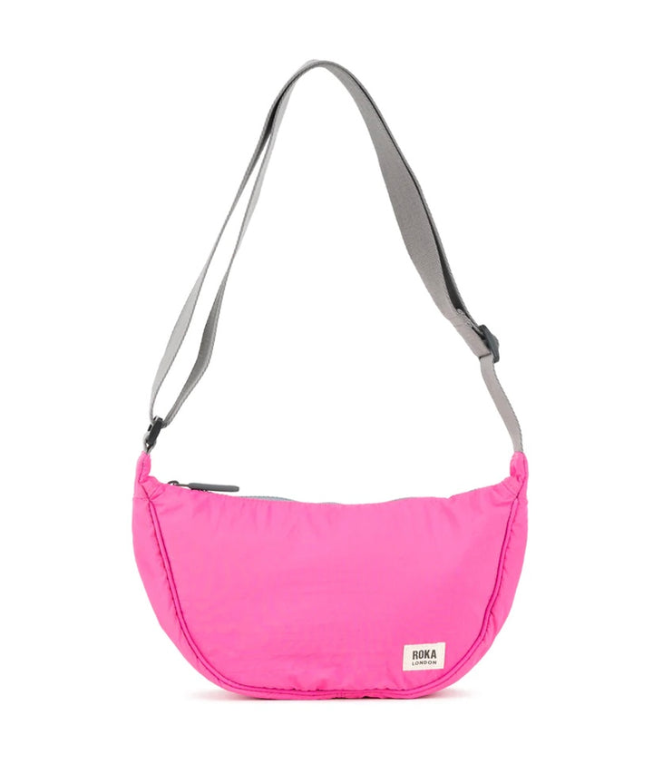 HOT PINK FARRINGDON TASLON SLOUCHY CROSSBODY BAG