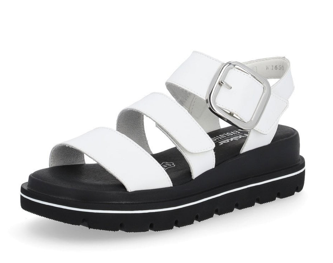 WHITE R-EVOLUTION CHUNKY SOLE SANDAL