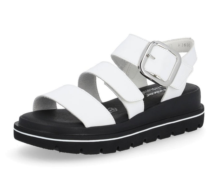 WHITE R-EVOLUTION CHUNKY SOLE SANDAL