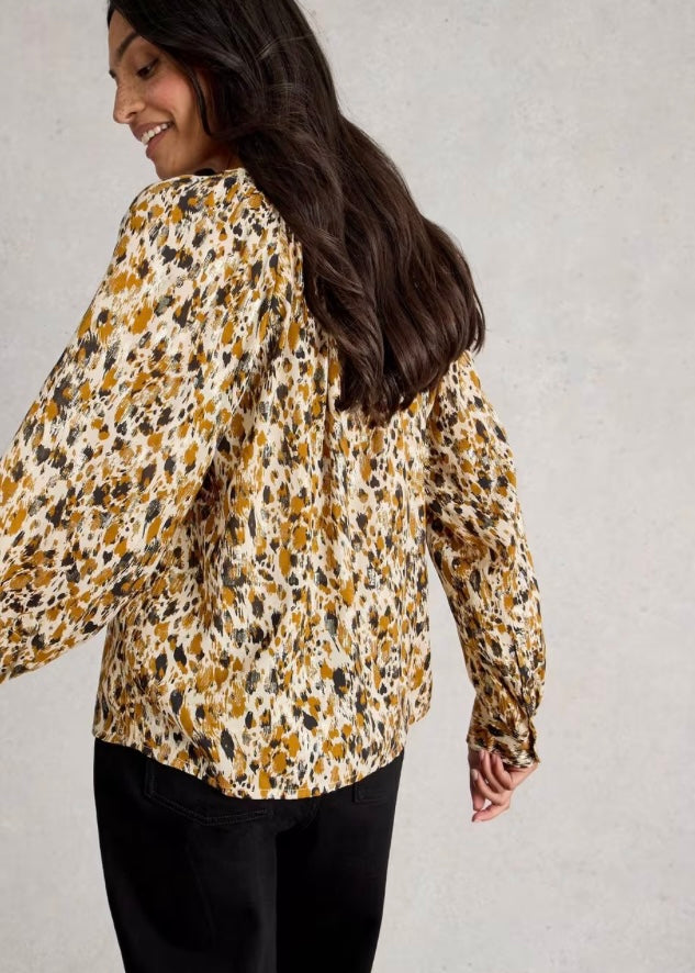 CHARCOAL MULTI ARI METALLIC TOP