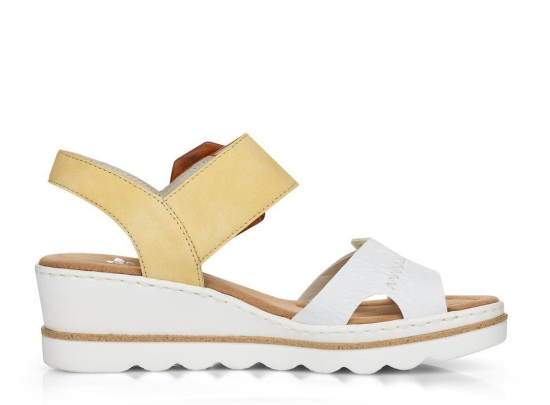 YELLOW & WHITE VELCRO WEDGE