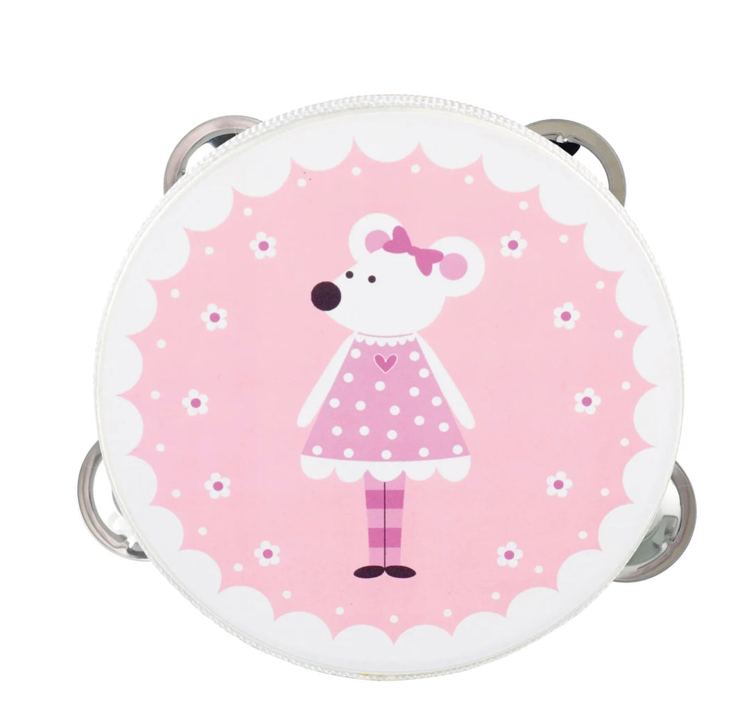 PINK MOUSE TAMBOURINE (FSC®)