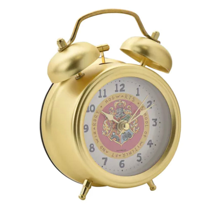 HARRY POTTER CHARMS HOGWARTS CREST ALARM CLOCK
