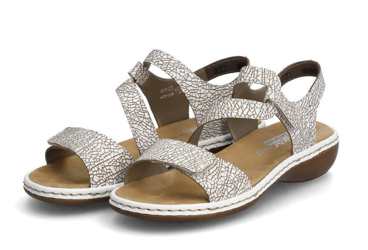 WHITE VELCRO SANDAL