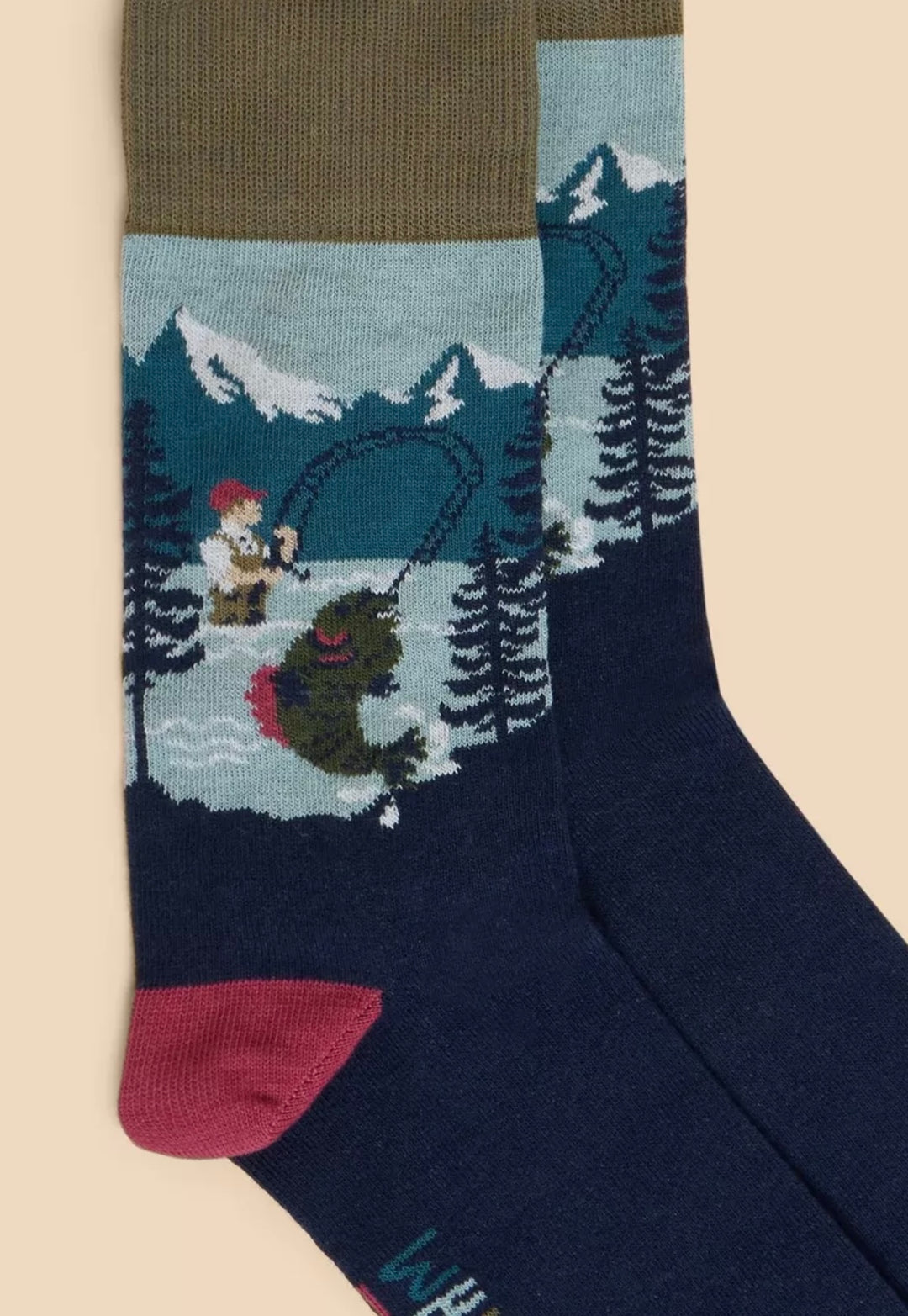 WHITE STUFF FISHING SOCKS