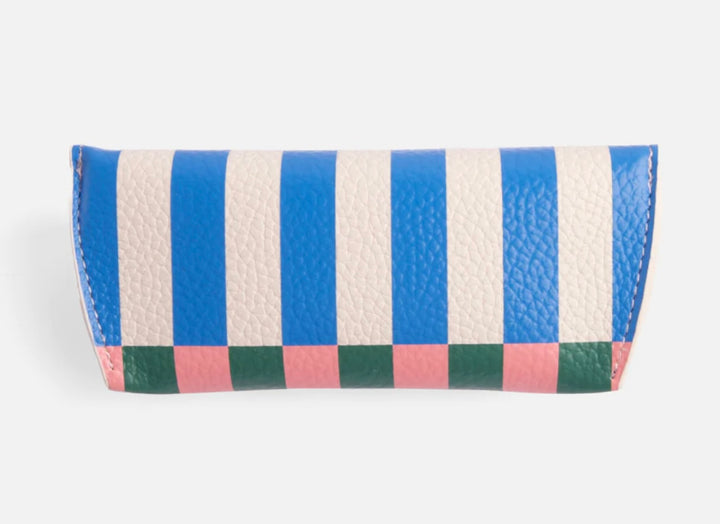 MULTI STRIPE GLASSES CASE