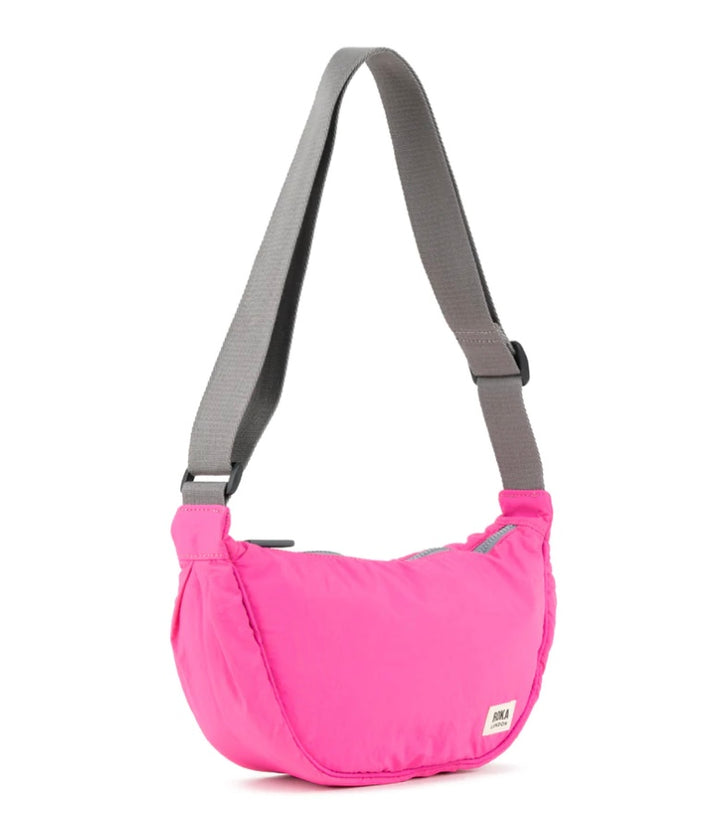 HOT PINK FARRINGDON TASLON SLOUCHY CROSSBODY BAG