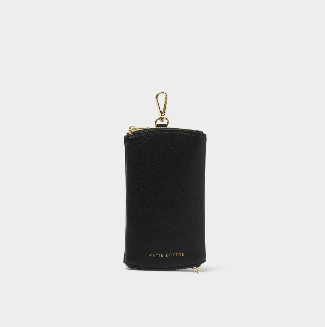 CLIP-ON SUNGLASSES CASE IN BLACK