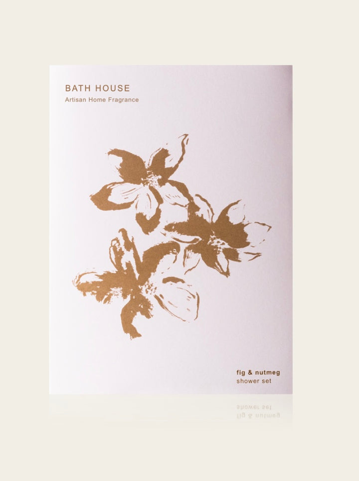 BATH HOUSE FIG & NUTMEG SHOWER SET