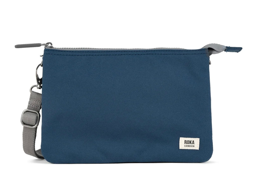 DEEP BLUE CARNABY RECYCLED CANVAS BAG