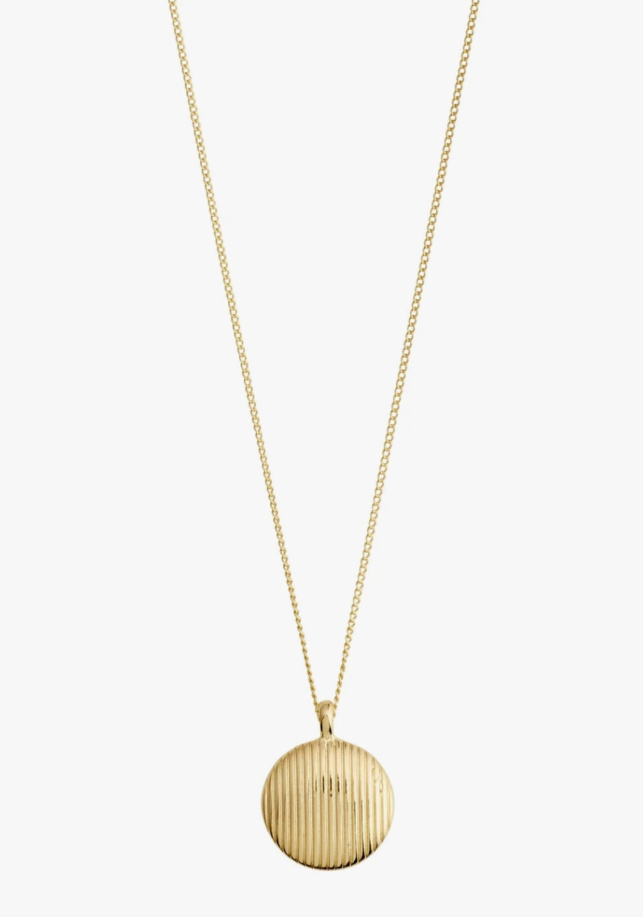 XENA RECYCLED GOLD PLATED COIN NECKLACE