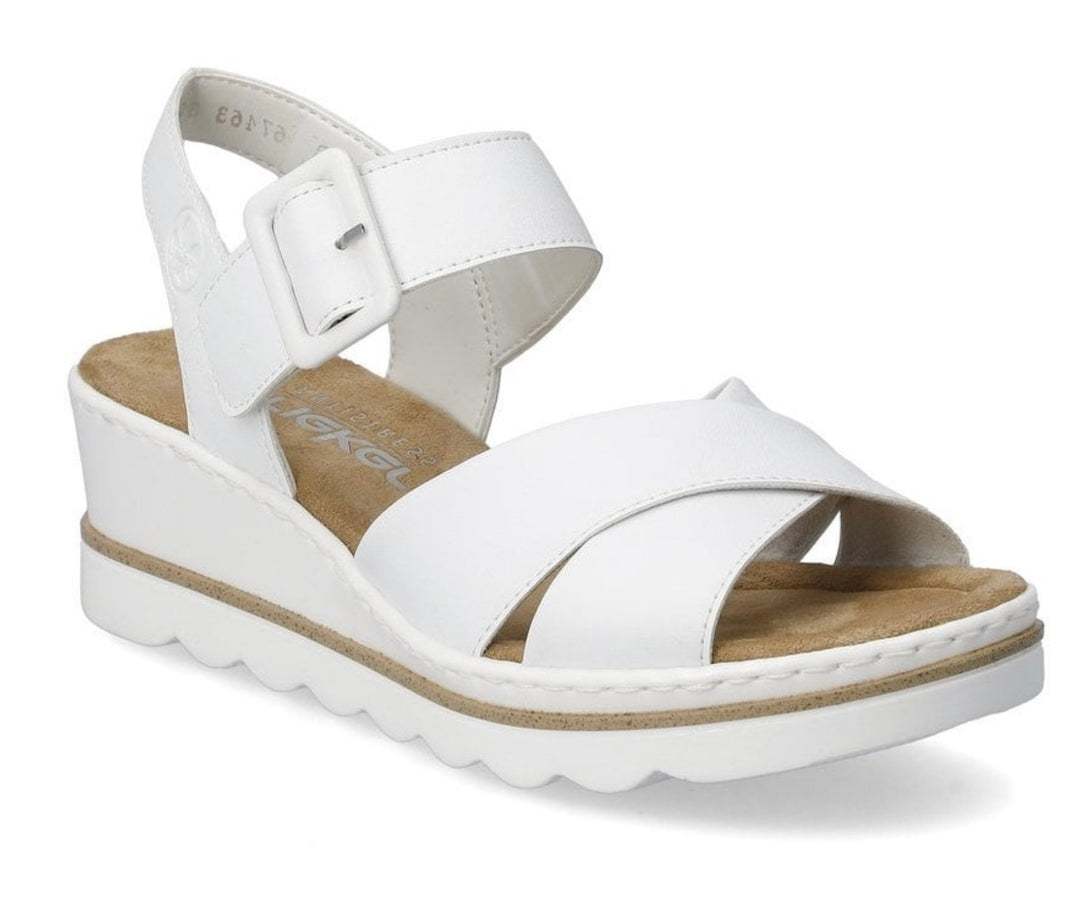 WHITE VELCRO STRAP WEDGE