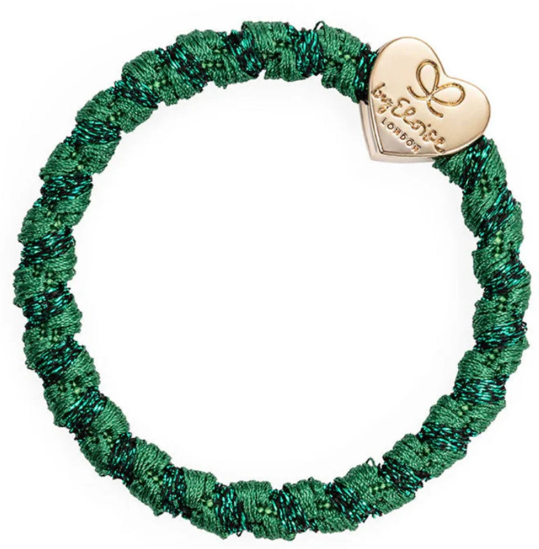 CHIVE WOVEN GOLD HEART