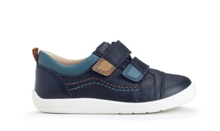 NAVY LEATHER PLAYHOUSE SHOE