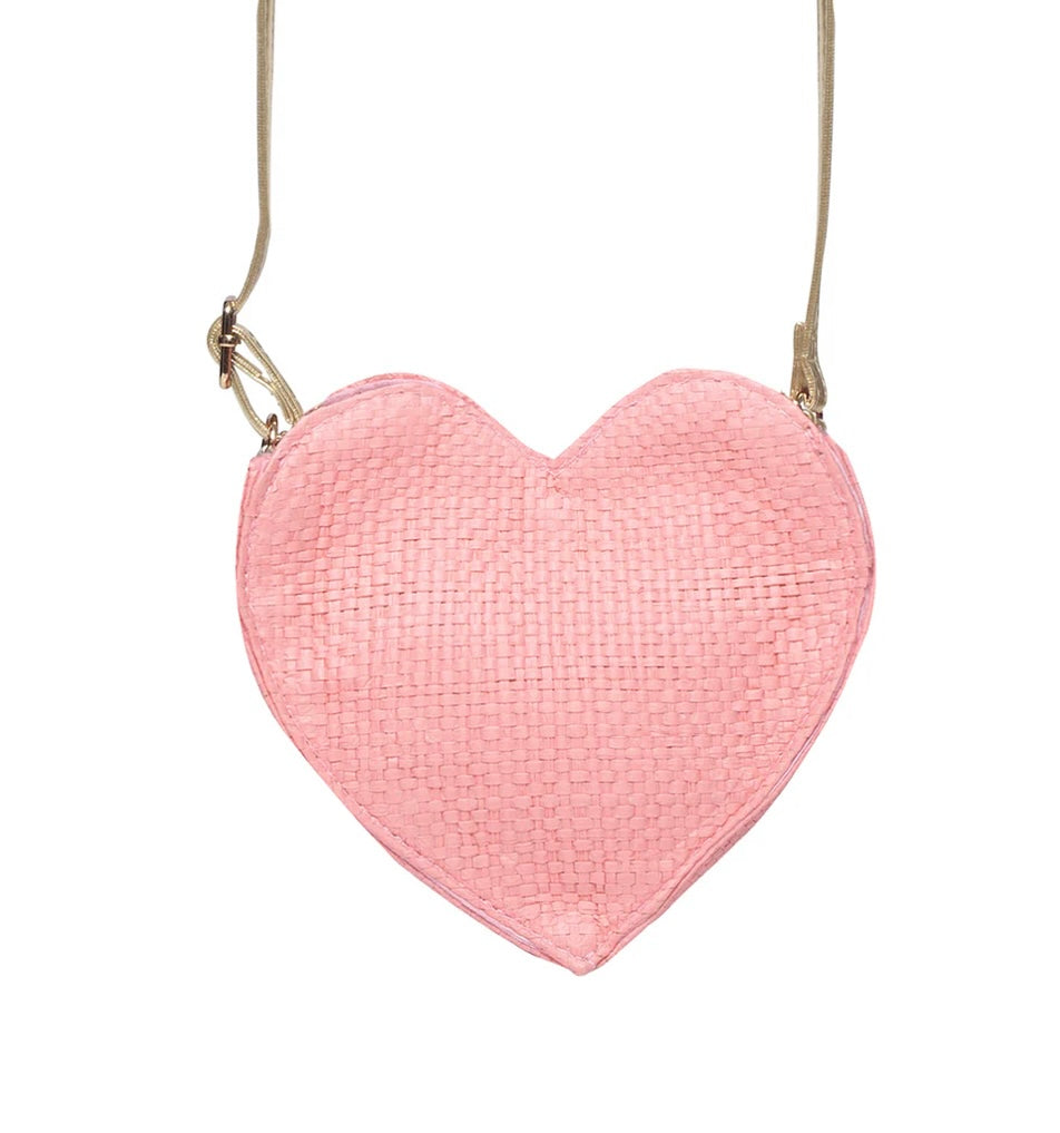 LOVE HEART BASKET BAG