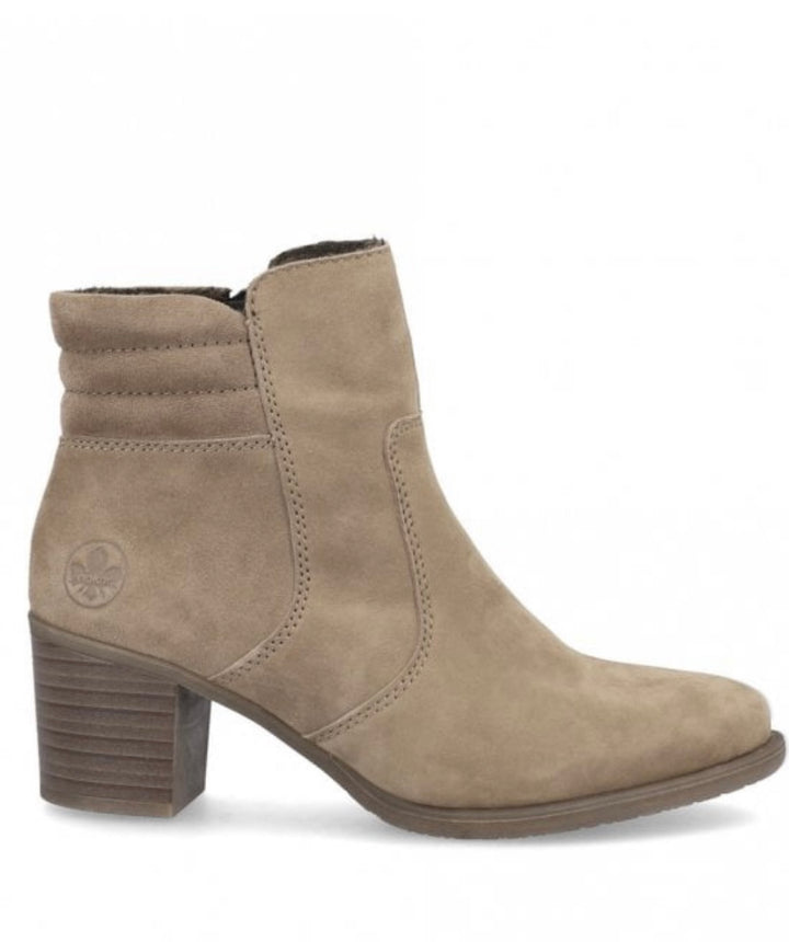 RIEKER BROWN ANKLE BOOT