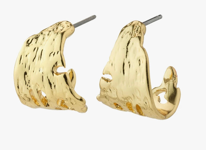BRENDA RECYCLED GOLD PLATED EARRINGS