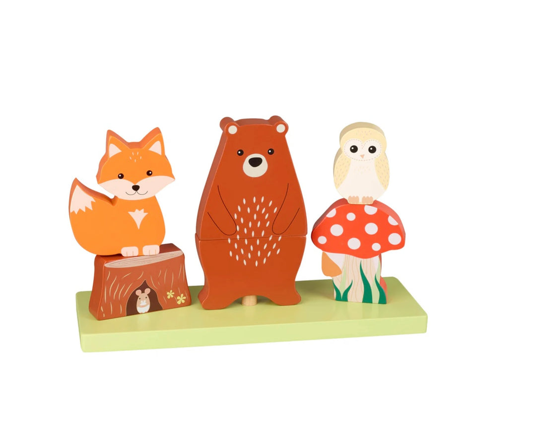 WOODLAND ANIMAL STACKING TOY (FSC®)