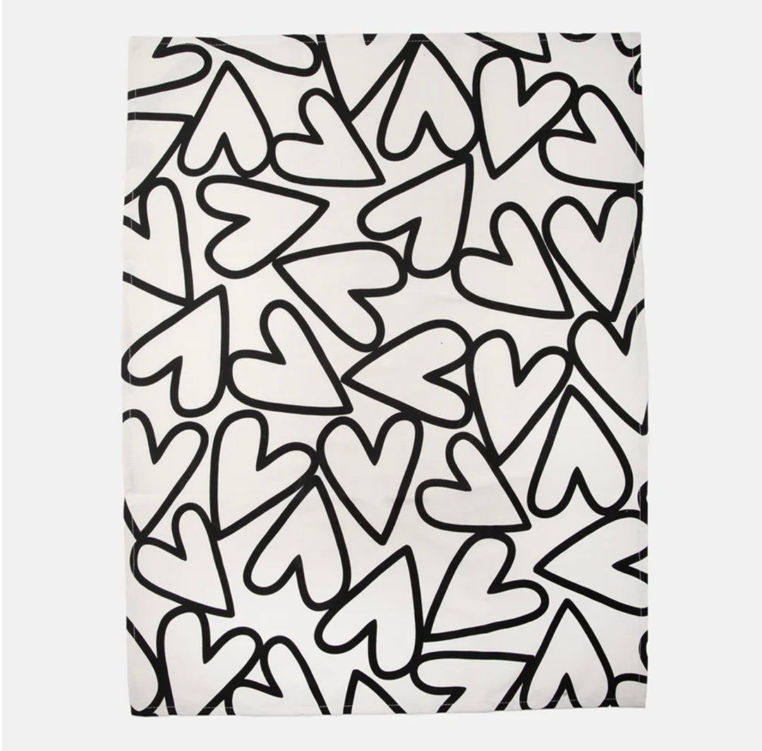 KITCHEN/HEARTS TEA TOWEL SET OF 2