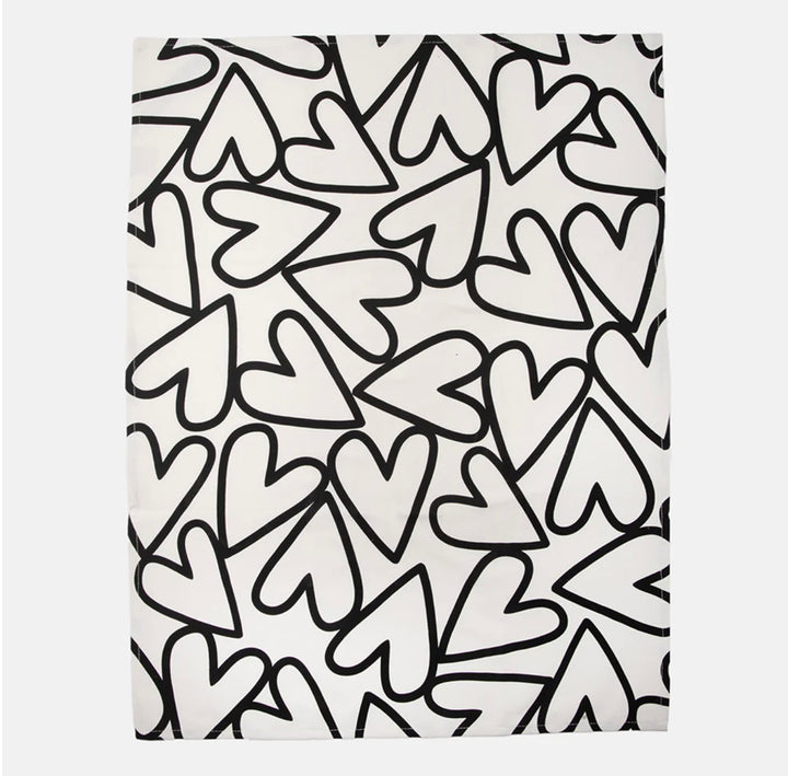 KITCHEN/HEARTS TEA TOWEL SET OF 2