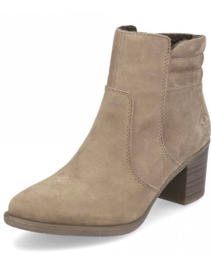 RIEKER BROWN ANKLE BOOT
