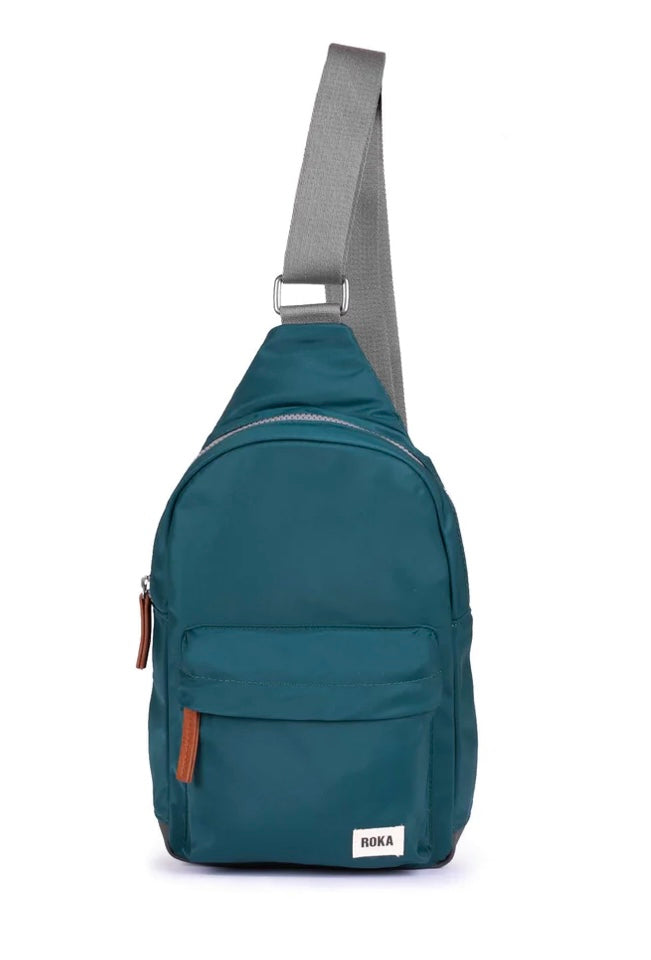 TEAL WILLESDEN B RECYCLED NYLON SLING BAG