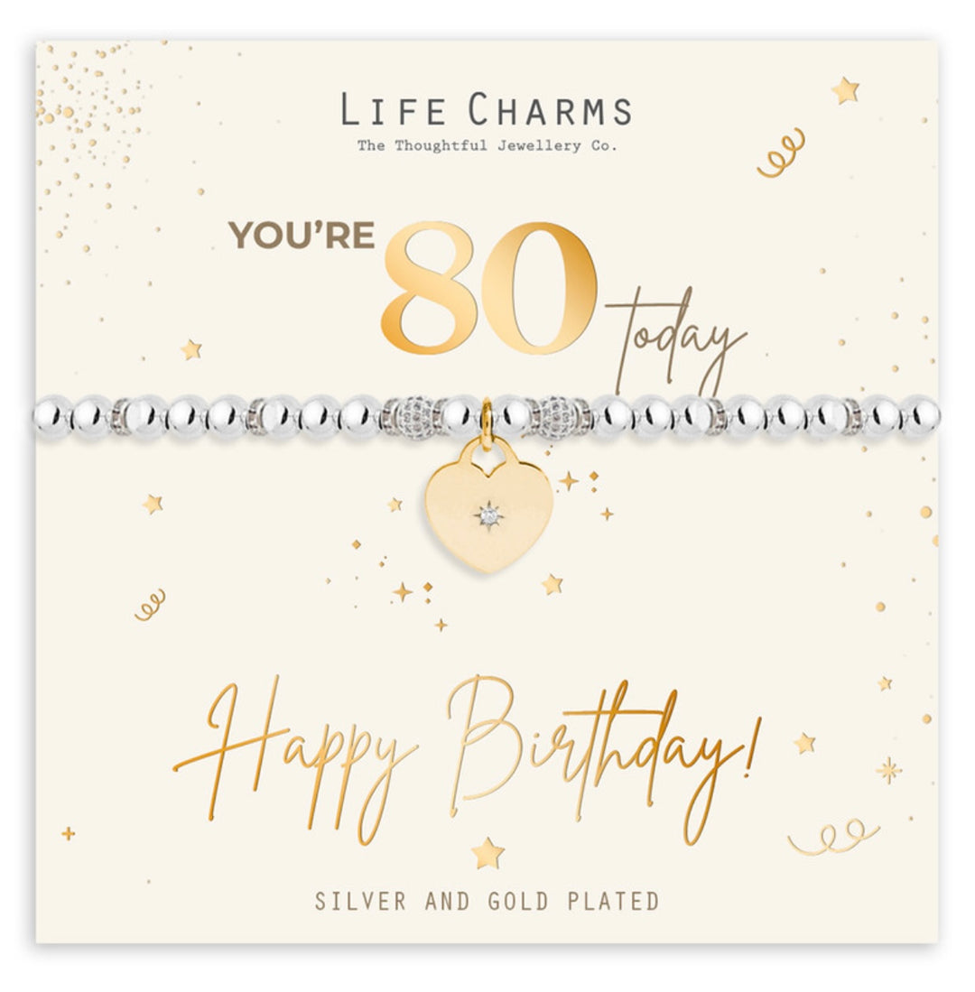 80TH HAPPY BIRTHDAY BRACELET