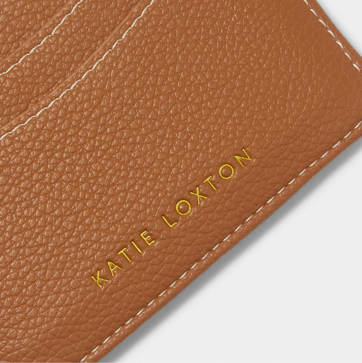 PERRI CARD HOLDER IN COGNAC