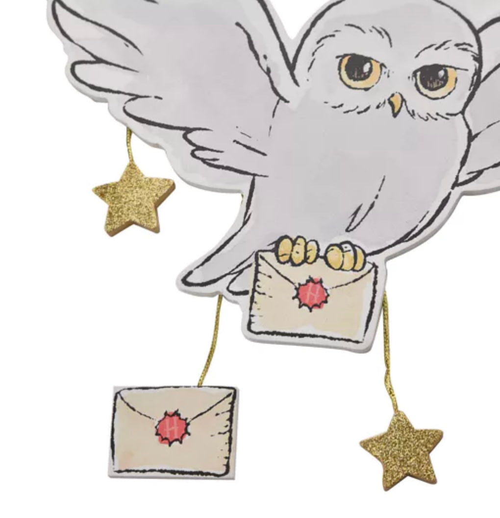 HARRY POTTER CHARMS HEDWIG PLAQUE