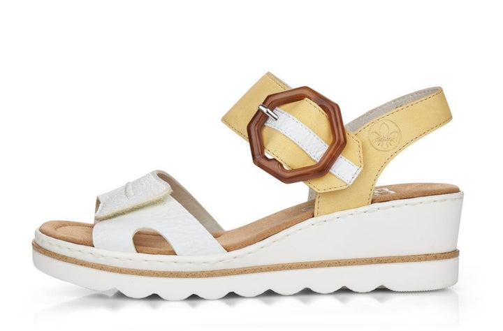 YELLOW & WHITE VELCRO WEDGE