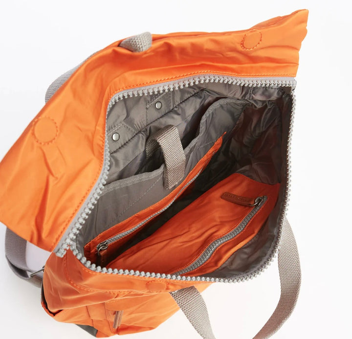 BURNT ORANGE CANFIELD B RECYCLED NYLON SMALL BACKPACK