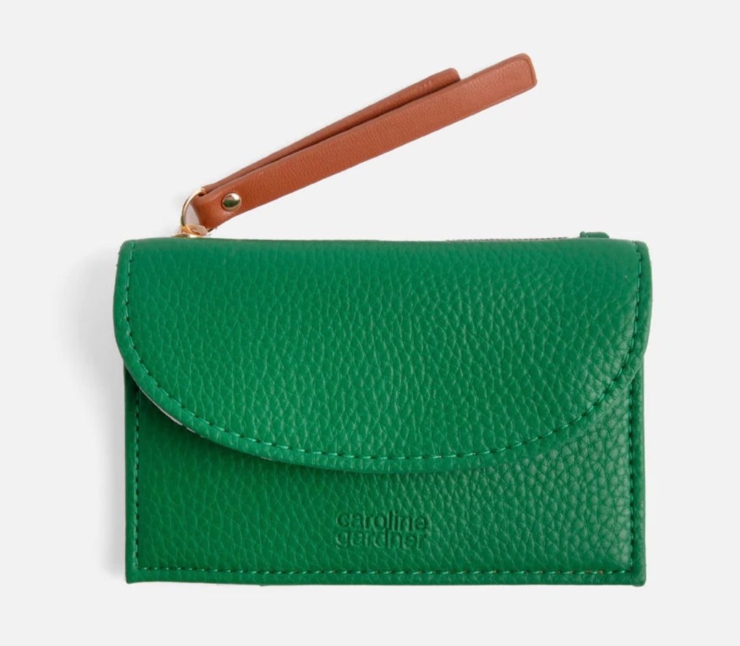 GREEN CARDHOLDER COIN PURSE