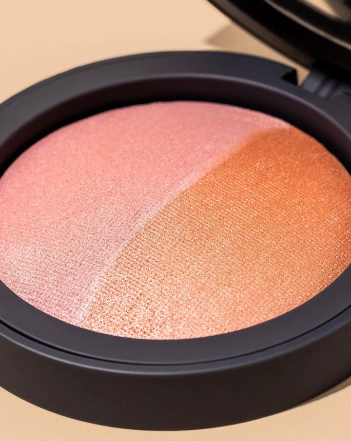 INIKA BAKED BLUSH DUO - BURNT PEACH