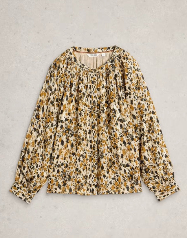 CHARCOAL MULTI ARI METALLIC TOP