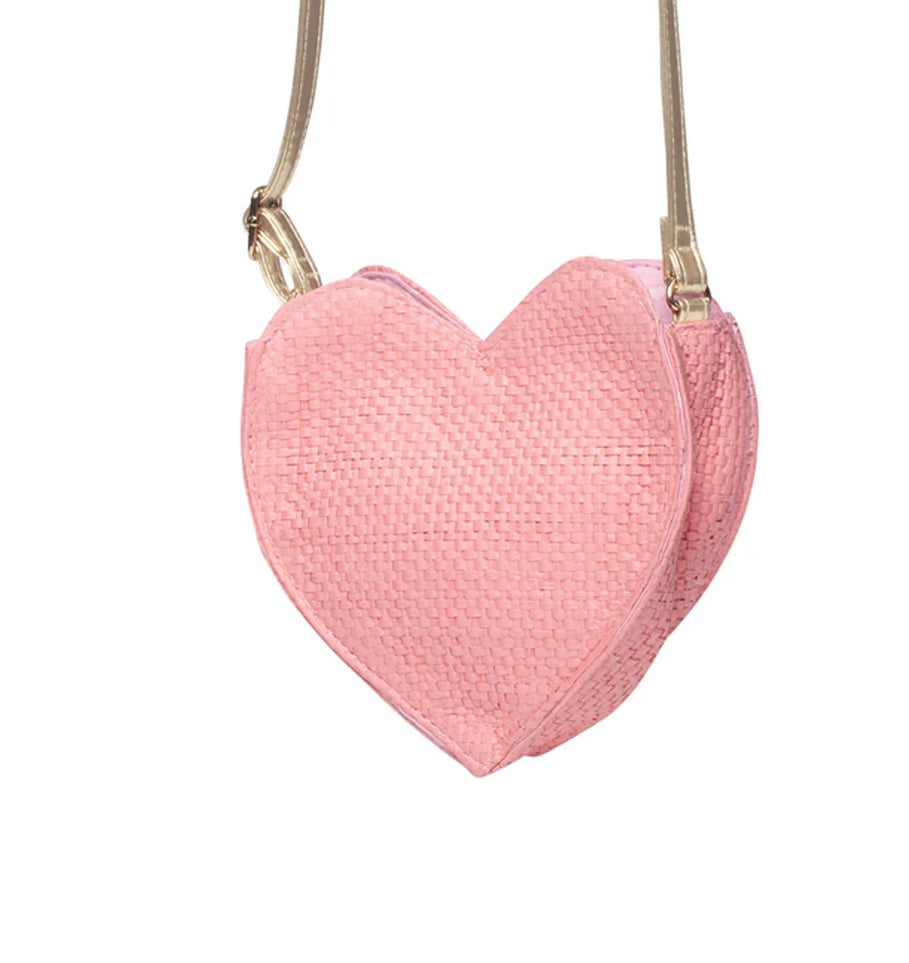 LOVE HEART BASKET BAG