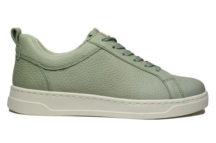 SAGE LEATHER LACE UP TRAINER