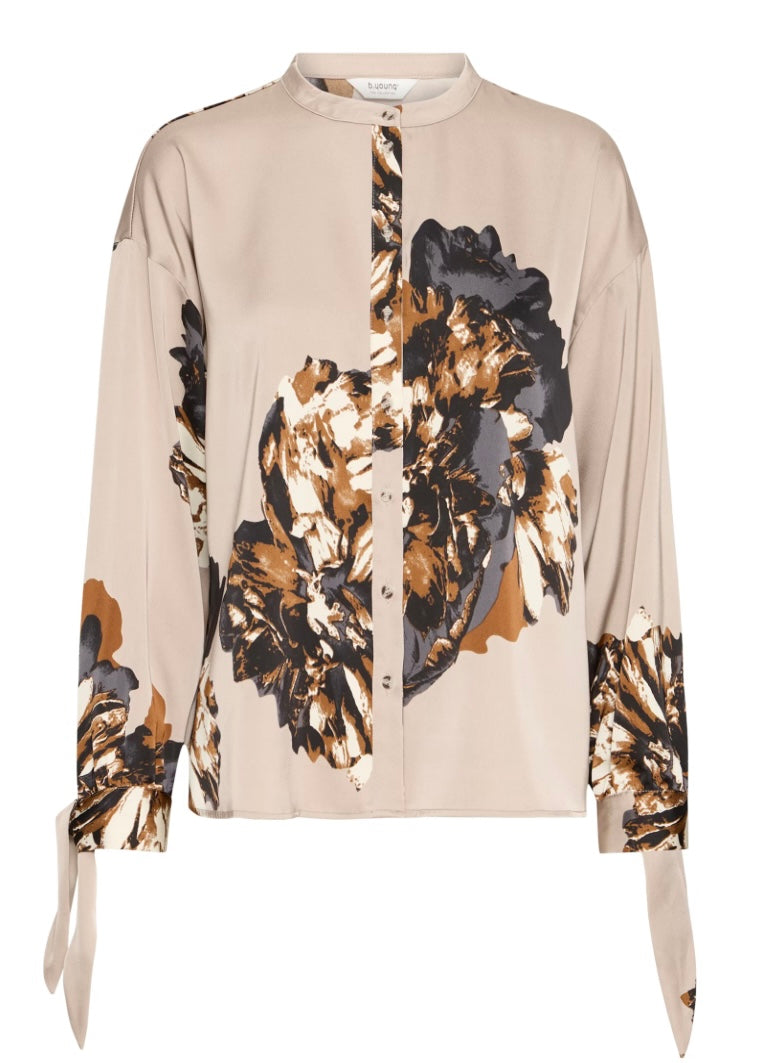 STRING MEGA FLOWER JANNIKE BOW SHIRT