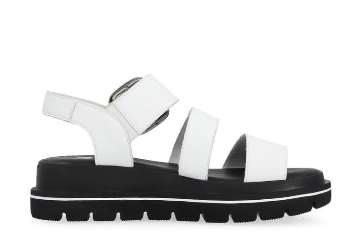 WHITE R-EVOLUTION CHUNKY SOLE SANDAL