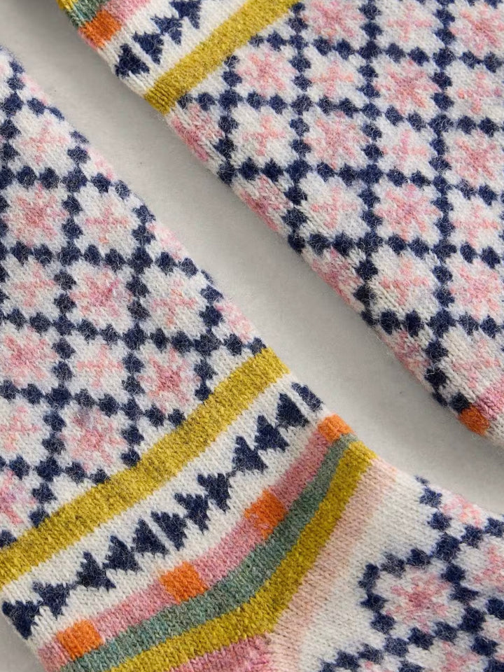 STAR FAIRISLE WOOL SOCK