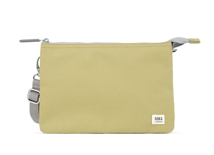 KAHKI CARNABY RECYCLED CANVAS CROSSBODY BAG