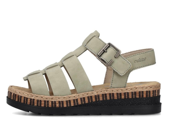 V7904-52 LADIES' SANDALS GREEN SEITL. ANFLECHTER