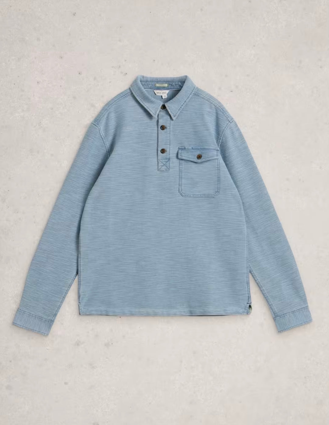 LIGHT BLUE FENTON SLUB POP OVER TOP