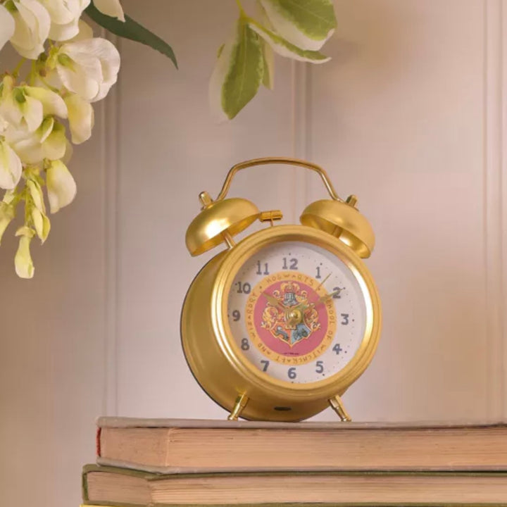 HARRY POTTER CHARMS HOGWARTS CREST ALARM CLOCK
