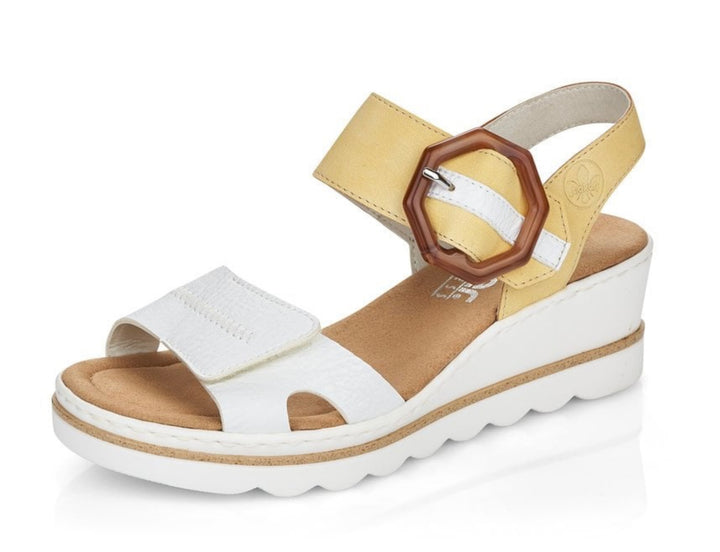 YELLOW & WHITE VELCRO WEDGE