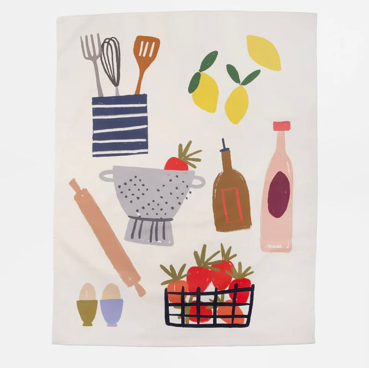 KITCHEN/HEARTS TEA TOWEL SET OF 2