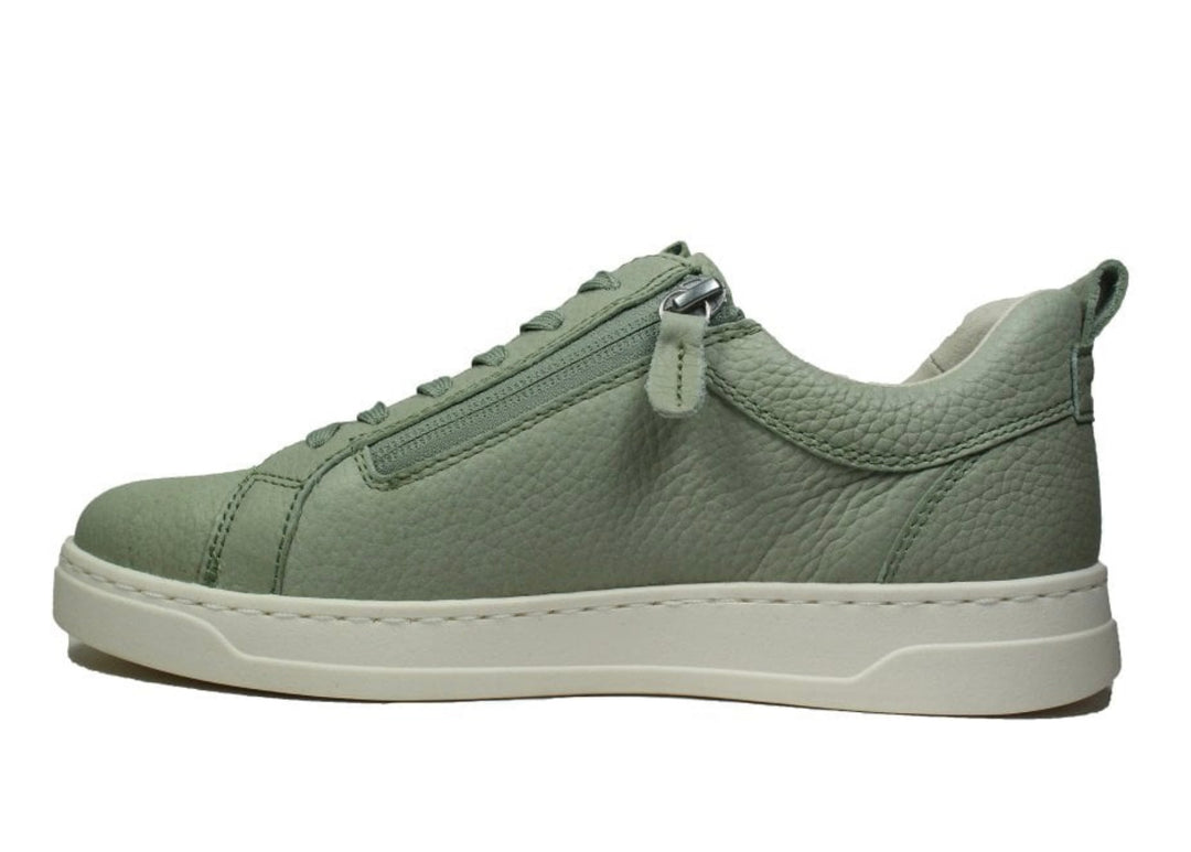 SAGE LEATHER LACE UP TRAINER