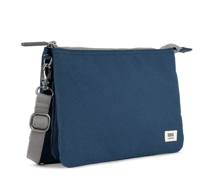 DEEP BLUE CARNABY RECYCLED CANVAS BAG