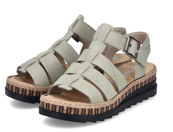 V7904-52 LADIES' SANDALS GREEN SEITL. ANFLECHTER