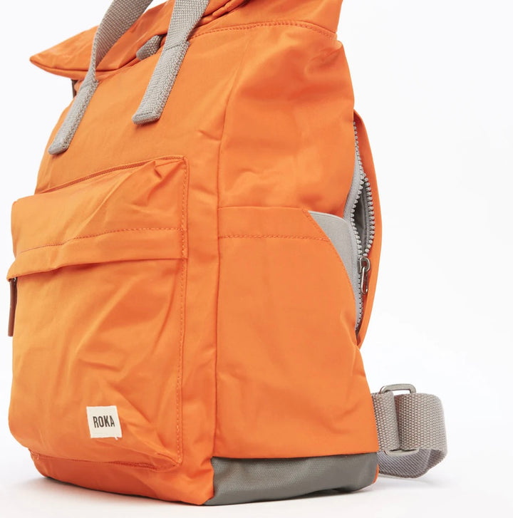 BURNT ORANGE CANFIELD B RECYCLED NYLON SMALL BACKPACK